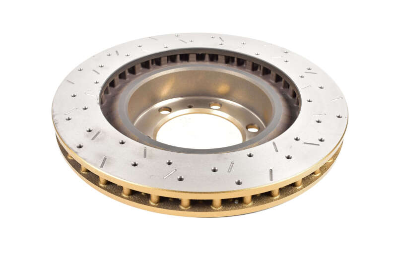 DBA 4000 Slot&Drill Rotors - DBA 2012 Toyota 4Runner/11-12 FJ Cruiser Front Drilled and Slotted 4000 Series Rotor