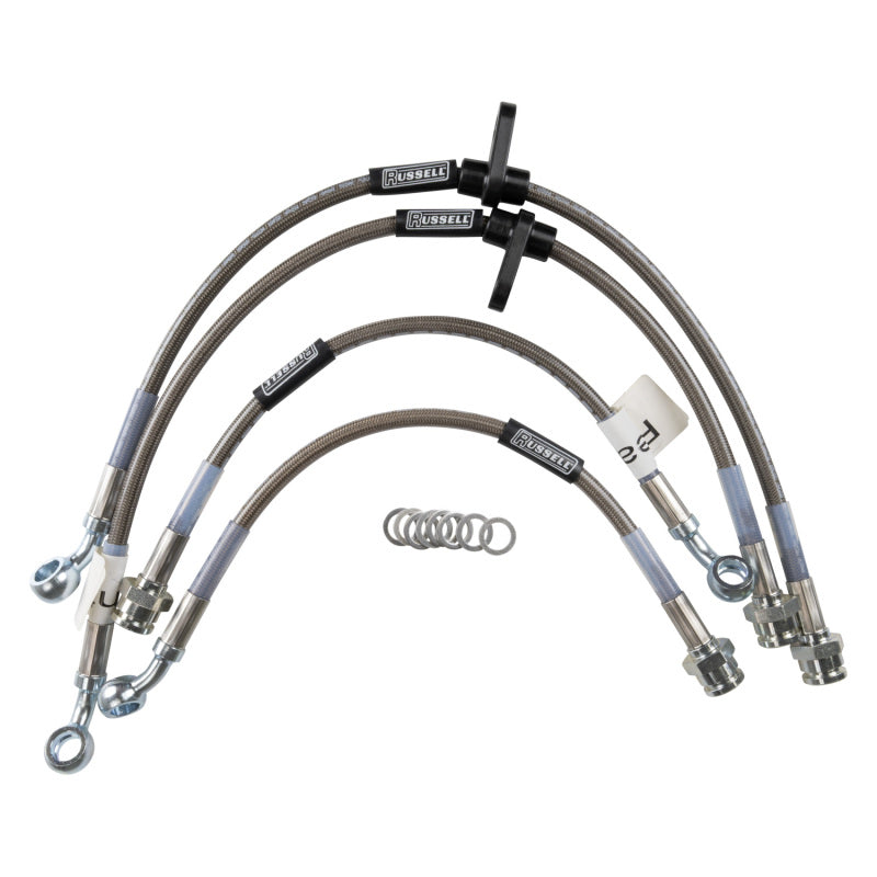 RUS Brake Line Kits - Russell Performance 93-97 Toyota Supra Brake Line Kit