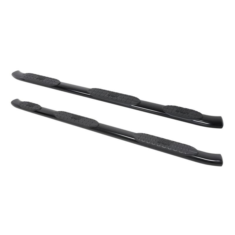 WES Nerf Bars - PRO TRAXX 5 - Westin 2019 Chevrolet Silverado Crew Cab w/ 6.5ft Bed PRO TRAXX 5 W2W Oval Nerf Step Bars - Black