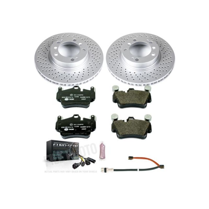 PSB Euro-Stop Kit - Power Stop 06-08 Porsche 911 Front Euro-Stop Brake Kit