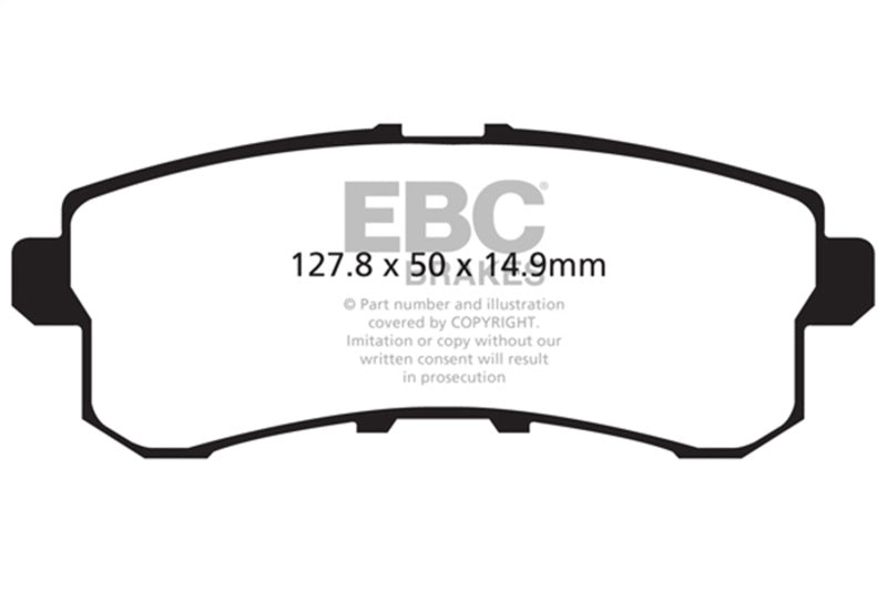EBC Greenstuff Brake Pad Sets - EBC 11-13 Infiniti QX56 5.6 Greenstuff Rear Brake Pads