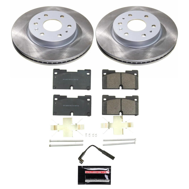 PSB Semi-Coated Rotor Kits - Power Stop 21-23 GMC Yukon XL Front Semi-Coated Rotor Kit