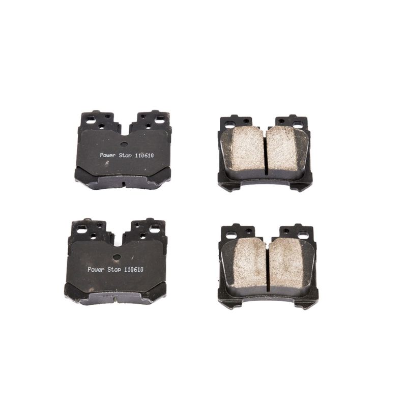 PSB Z16 Evolution Brake Pads - Power Stop 07-17 Lexus LS460 Rear Z16 Evolution Ceramic Brake Pads