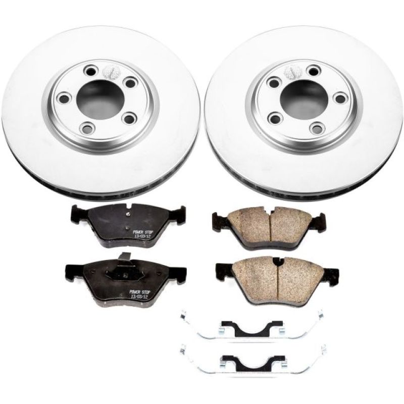 PSB Z17 Evolution Coated Kit - Power Stop 2005 Jaguar S-Type Front Z17 Evolution Geomet Coated Brake Kit