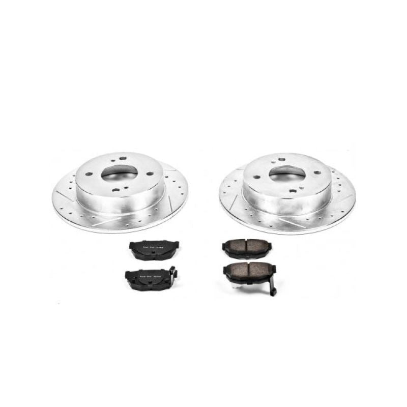 PSB Z23 Evolution Kit - Power Stop 89-98 Nissan 240SX Rear Z23 Evolution Sport Brake Kit