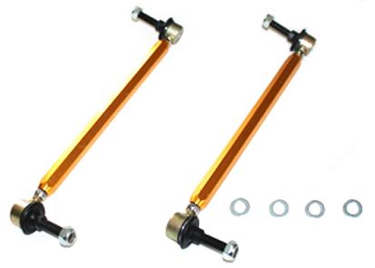 WL Sway Bar Links - Whiteline 02-06 R53 & 06+ R56 Mini Cooper S  Front Swaybar link kit-adjustable ball end links