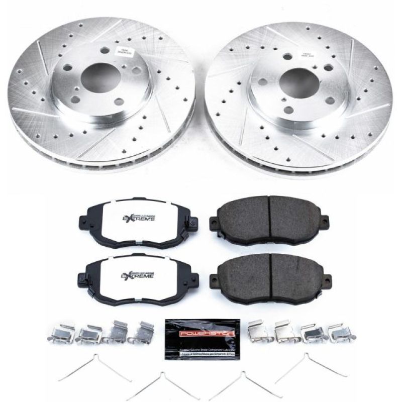 PSB Z26 Street Warrior Kit - Power Stop 93-05 Lexus GS300 Front Z26 Street Warrior Brake Kit