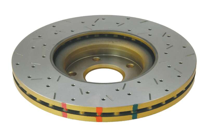 DBA 4000 Slot&Drill Rotors - DBA 06-07 350Z / 05-07 G35 / 06-07 G35X Front Drilled & Slotted 4000 Series Rotor