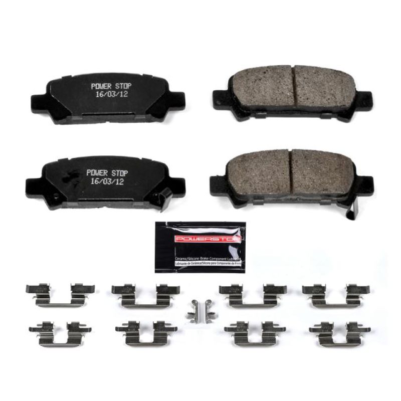 PSB Z23 Evolution Brake Pads - Power Stop 03-06 Subaru Baja Rear Z23 Evolution Sport Brake Pads w/Hardware