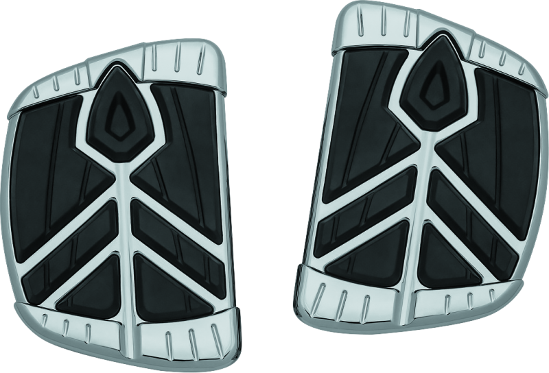 KUR Mini Boards B - Kuryakyn Spear Mini Boards Without Adapter Chrome