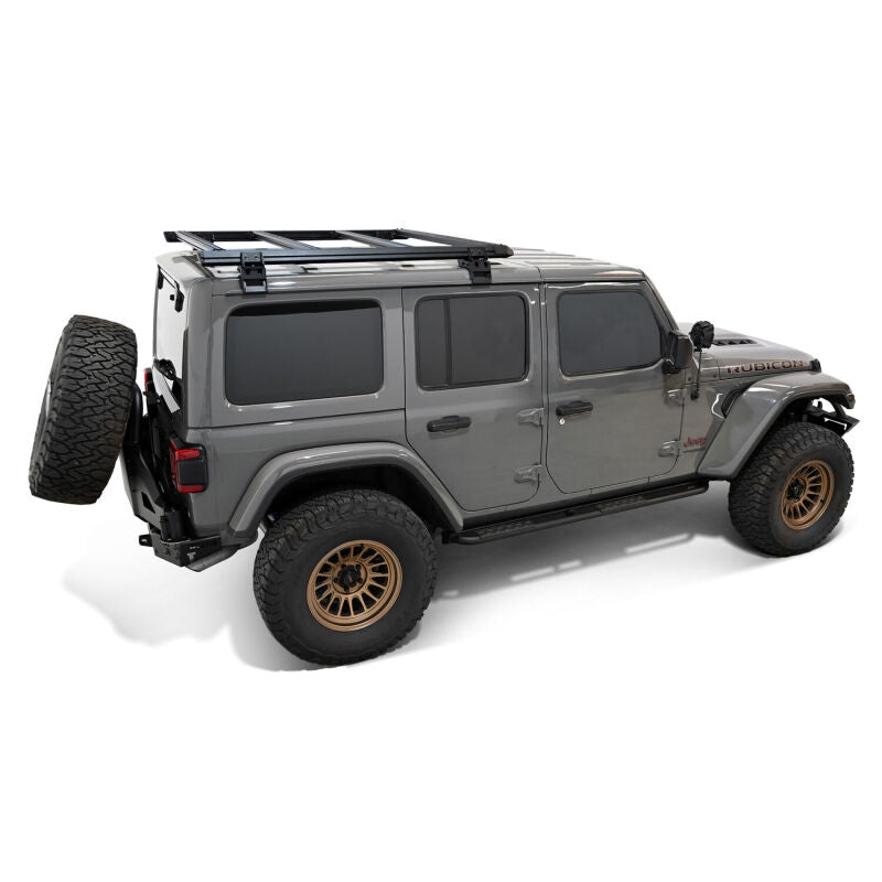 WES XTS Rock Sliders - Westin 18-23 Jeep Wrangler JL Unlimited 4dr Rock Slider - Textured Black