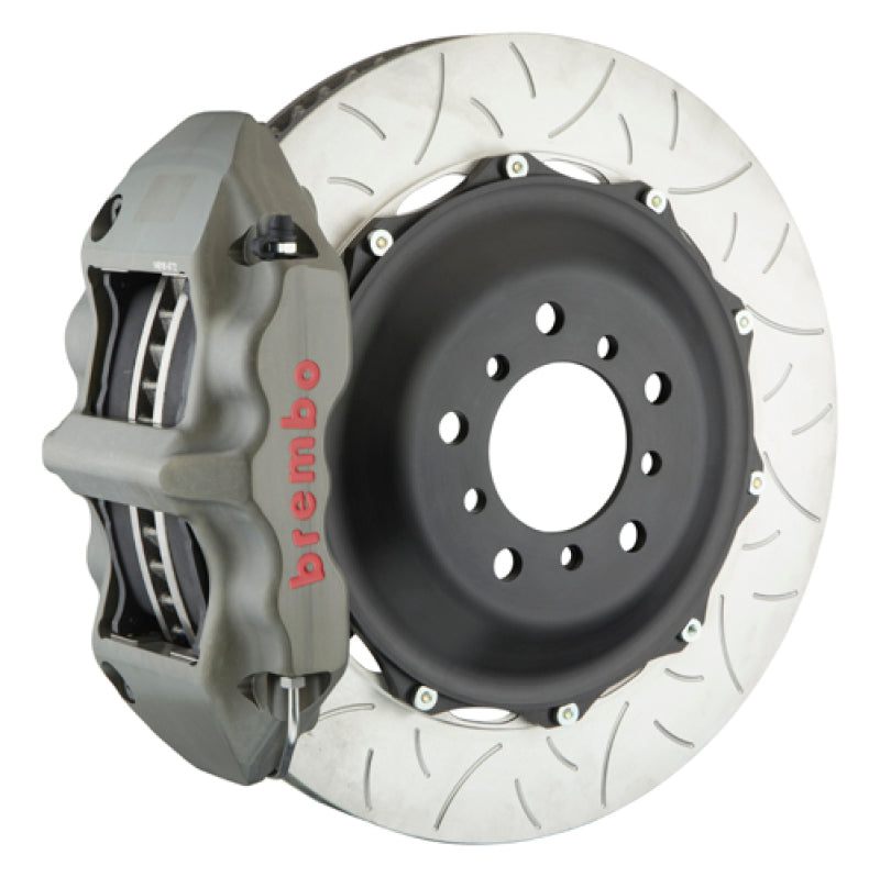 BRB Big Brake Kits - Brembo 06-13 Corvette Z06 PISTA Fr Race BBK 6Pis Forged 380x35x53a 2pc Rotor T3-Clear HA