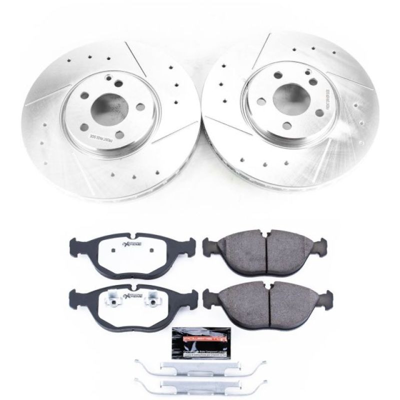 PSB Z26 Street Warrior Kit - Power Stop 04-05 Mercedes-Benz E500 Front Z26 Street Warrior Brake Kit