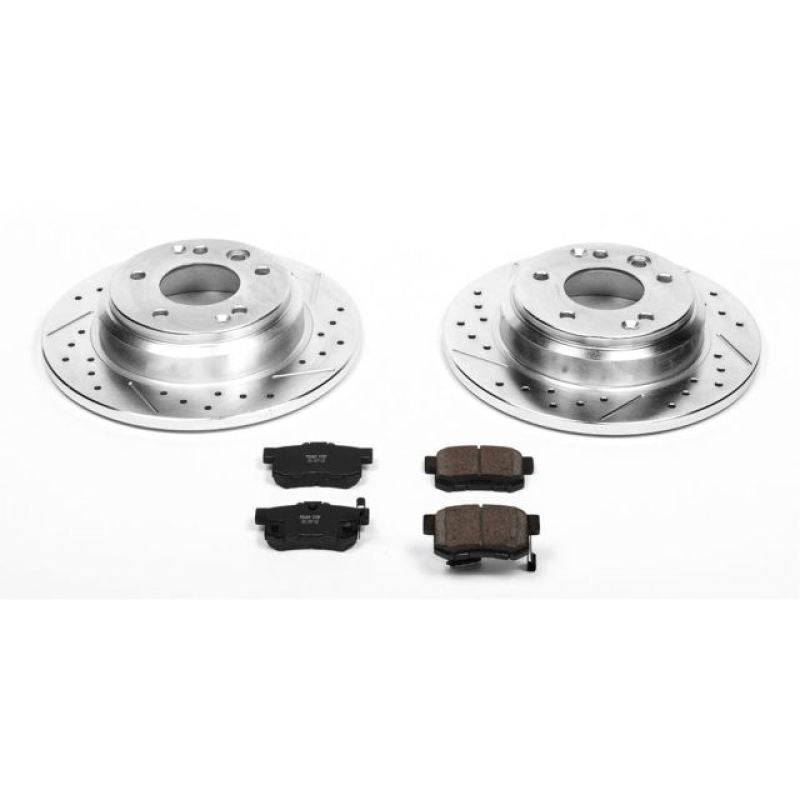 PSB Z23 Evolution Kit - Power Stop 99-01 Acura RL Rear Z23 Evolution Sport Brake Kit
