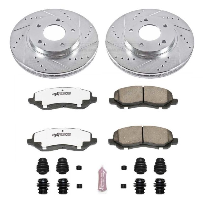 PSB Z26 Street Warrior Kit - Power Stop 01-05 Chrysler Sebring Front Z26 Street Warrior Brake Kit