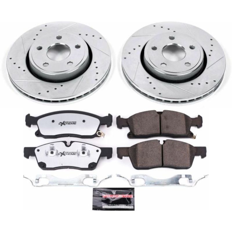 PSB Z36 Truck & Tow Kit - Power Stop 17-19 Jeep Grand Cherokee Front Z36 Truck & Tow Brake Kit