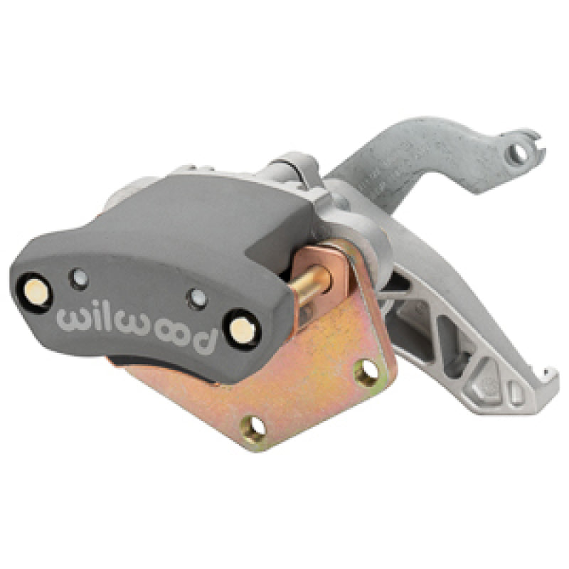 WIL Parking Brake Caliper - Wilwood RH MC4 Mechanical Parking Brake Caliper - 2.00in Bracket - 1.10in Disc - Ty3 Hard Ano