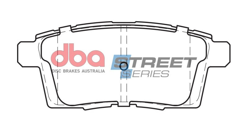 DBA Street Series Brake Pads - DBA 07-10 Ford Edge Street Series Rear Brake Pads