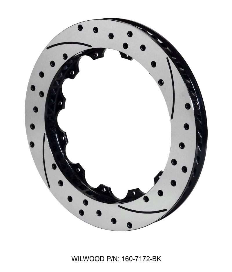 WIL Rotors - Wilwood Rotor-SRP48 SPC-37-RH-BLK-Drill 12.88 x 1.25 - 12 on 8.75in