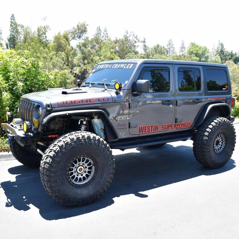 WES Running Boards - Outlaw - Westin 18-24 Jeep Wrangler (JL) Unlimited 4DR Outlaw Running Board - Textured Black