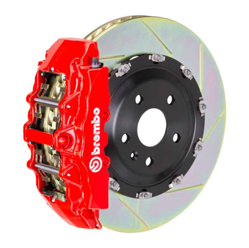 BRB Big Brake Kits - Brembo 18+ X3 /19+ X4 Front GT BBK 6 Piston Cast 380x34 2pc Rotor Slotted Type-1-Red