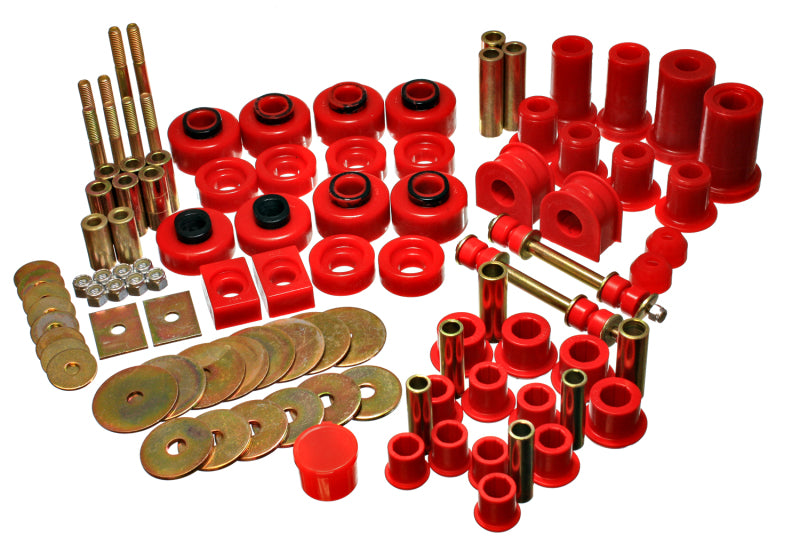 ES Hyper-Flex Sets - Red - Energy Suspension 97-03 Ford F150 Pickup 2WD Std Cab/Xtd Cab/Super Crew Cab Red Hyper-flex Master Bu