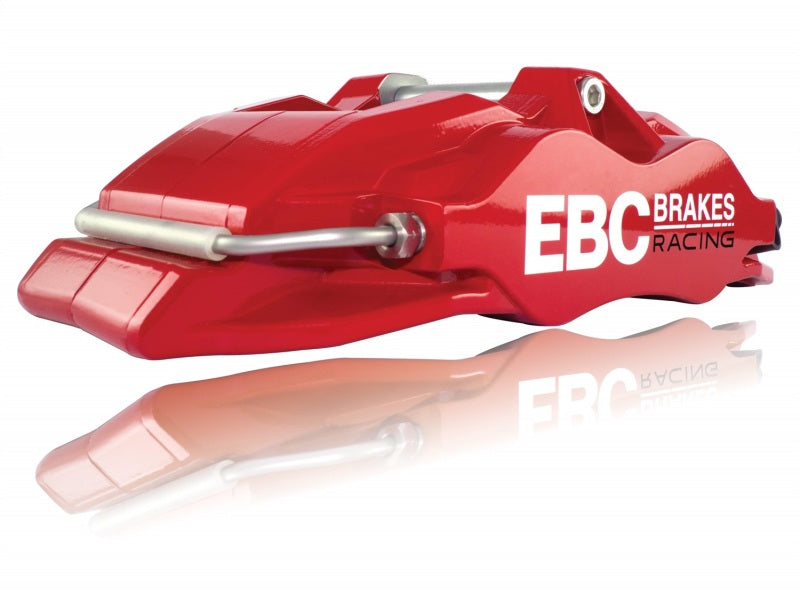 EBC Apollo-4 Calipers - EBC Racing 92-00 BMW M3 (E36) Front Right Apollo-4 Red Caliper (for 330mm Rotor)