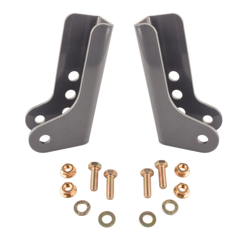 SYN Shock Mounts - Synergy 2018+ Jeep Wrangler JL/JLU Rear Lower Shock Relocation Brackets