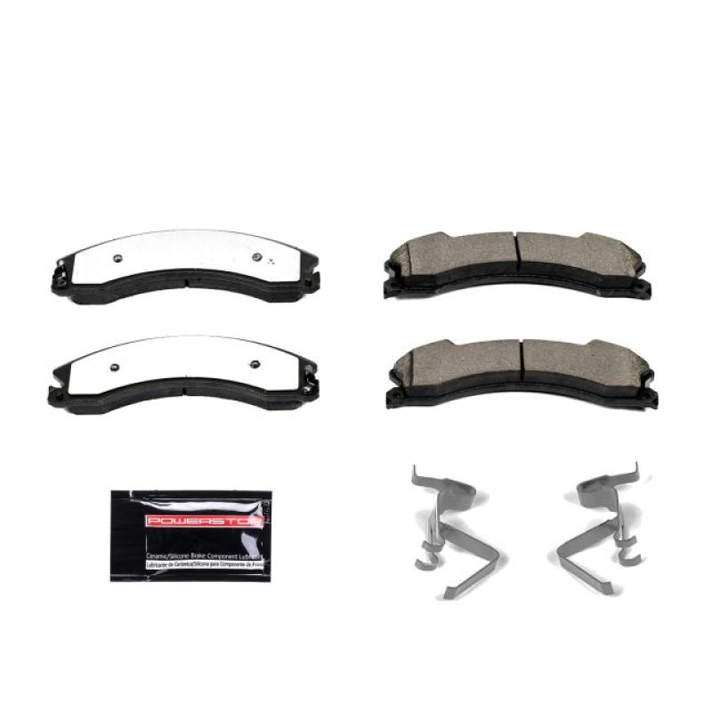 PSB Z36 Truck & Tow Brake Pads - Power Stop 12-19 Chevrolet Silverado 2500 HD Front or Rear Z36 Truck & Tow Brake Pads w/Hardware
