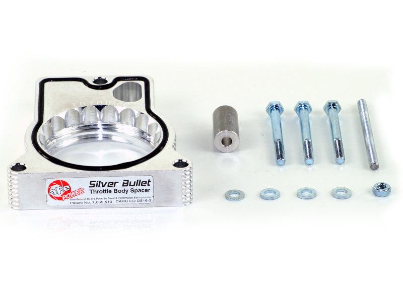 AFE Silver Bullet TBS CARB Approved - aFe Silver Bullet Throttle Body Spacers TBS Ford Trucks 99-04 V10-6.8L
