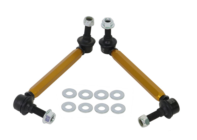 WL Sway Bar Links - Whiteline 11+ Ford Ranger PX 2WD/4WD Rear Swaybar link kit-Adjustable Extra Heavy Duty Ball Link