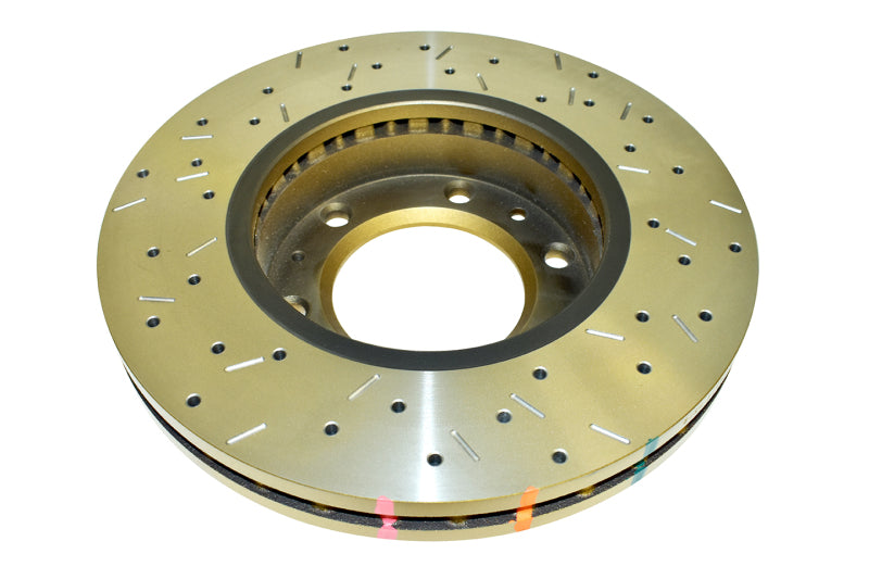 DBA 4000 Slot&Drill Rotors - DBA 2010+ Ford Ranger 4000 XS Cross-Drilled & Slotted Series Front Rotor