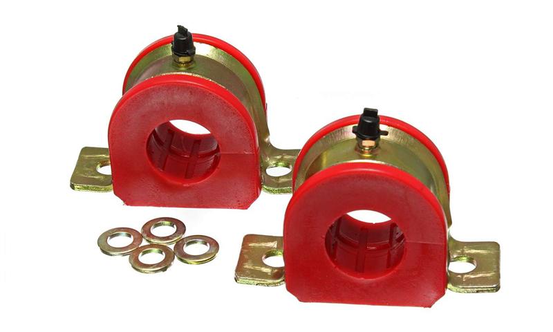 ES Sway Bar Bushings - Red - Energy Suspension 91-96 Full Size Buick / 91-96 Full Size Chevy Red 30mm Fr Sway Bar Bushing Set