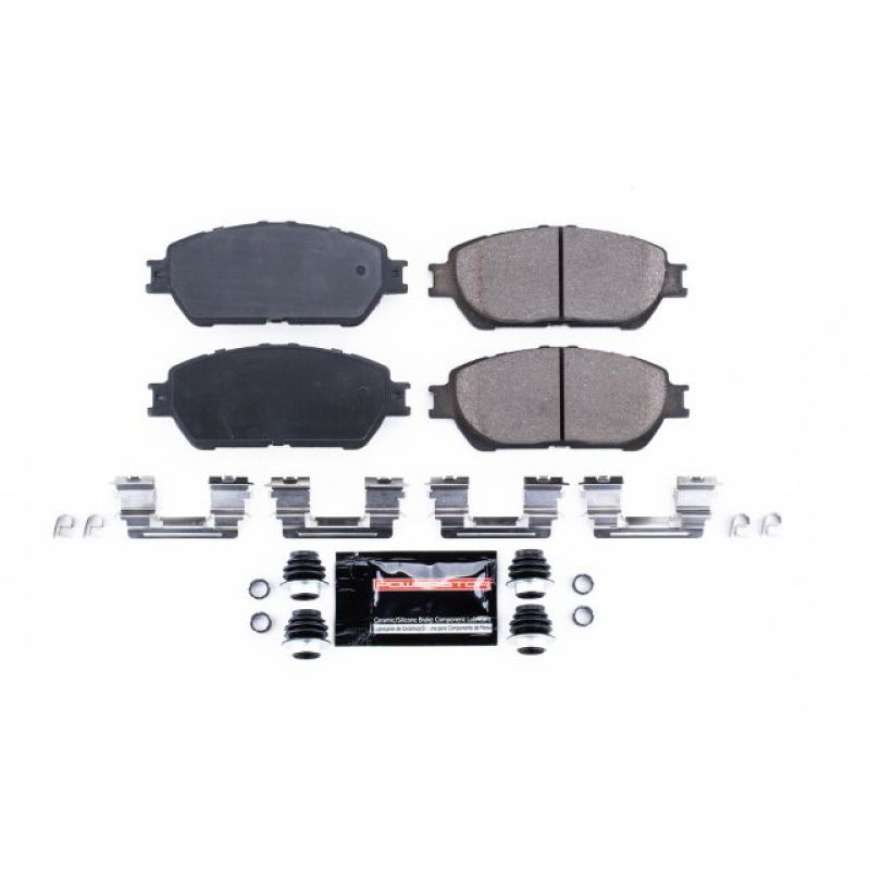 PSB Z23 Evolution Brake Pads - Power Stop 05-15 Toyota Tacoma Front Z23 Evolution Sport Brake Pads w/Hardware