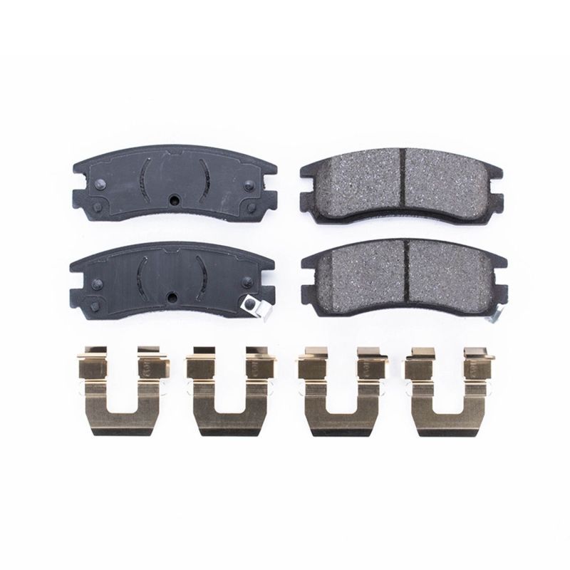 PSB Z17 Evolution Brake Pads - Power Stop 08-09 Buick Allure Rear Z17 Evolution Ceramic Brake Pads w/Hardware