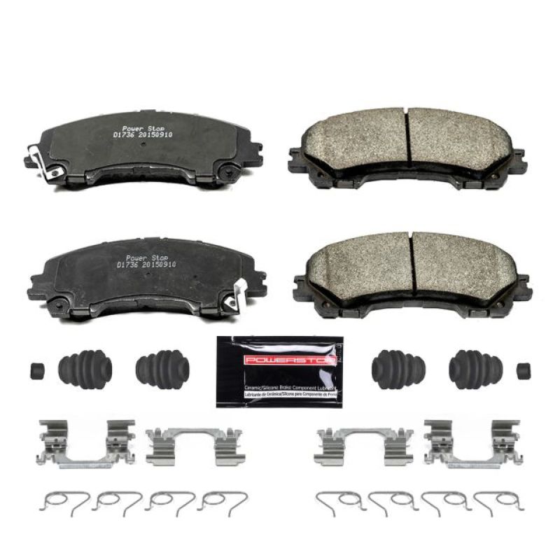 PSB Z23 Evolution Brake Pads - Power Stop 14-19 Infiniti Q50 Front Z23 Evolution Sport Brake Pads w/Hardware