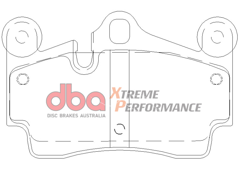 DBA XP650 Brake Pads - DBA 03-10 Porsche Cayenne XP650 Rear Brake Pads