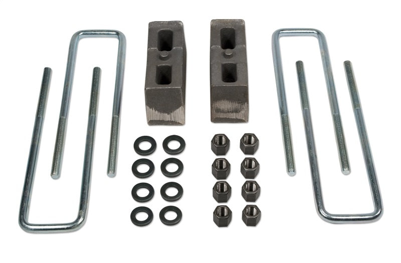 TUF Rear Block Kits - Tuff Country 01-10 Chevy Silverado 2500HD 4wd 3in Rear Block & U-Bolt Kit