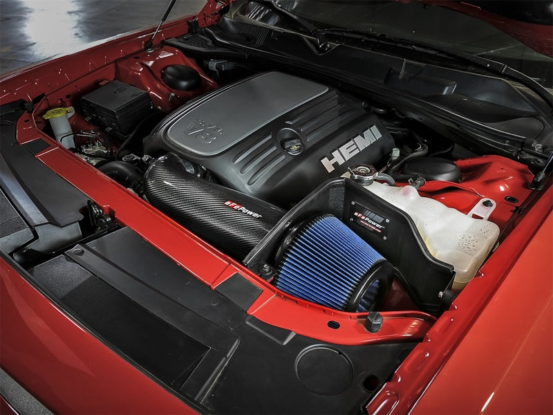 AFE Track Series Intake - aFe MagnumFORCE Intakes Stage-2 P5R Carbon Fiber AIS 11-17 Dodge Challenger/Charger V8-5.7L Hemi