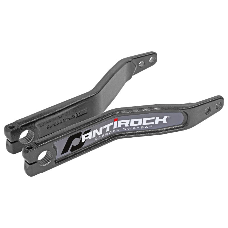 ROK Antirock Sway Bars - RockJock Antirock Forged 4140 Chromoly Sway Bar Arms 15in Long 2.5in Offset w/ Stickers - Pair