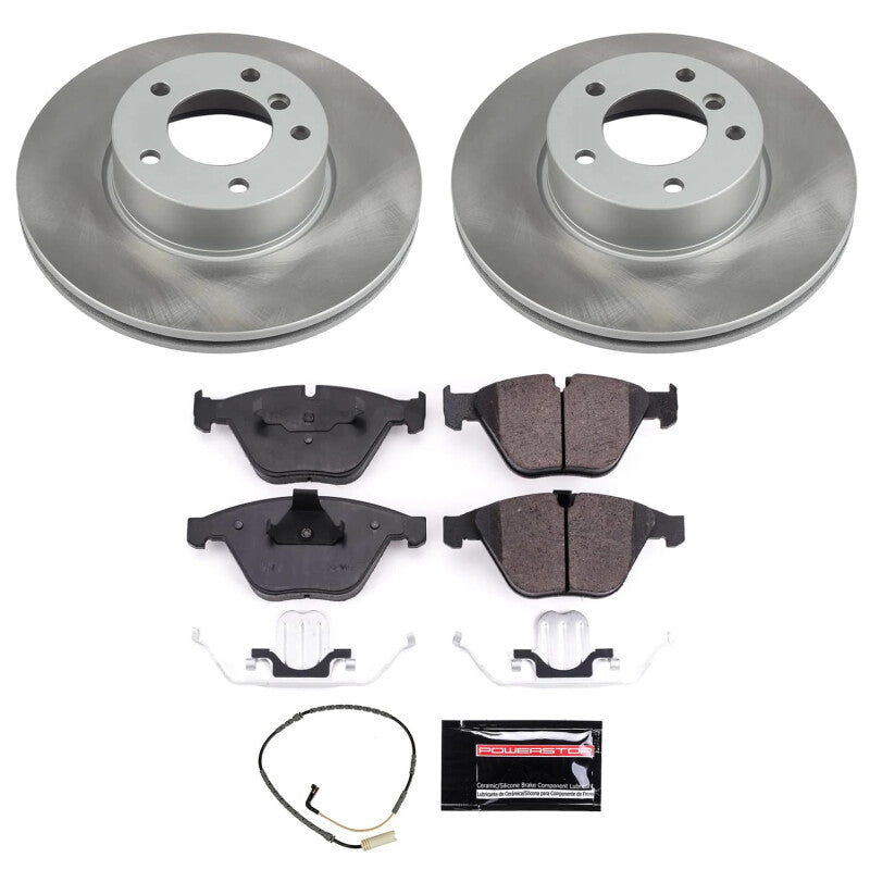 PSB Semi-Coated Rotor Kits - Power Stop 2008 BMW 328xi Front Semi-Coated Rotor Kit