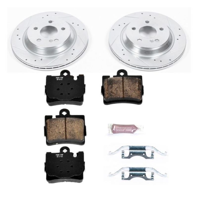 PSB Z23 Evolution Kit - Power Stop 00-03 Mercedes-Benz CL500 Rear Z23 Evolution Sport Brake Kit