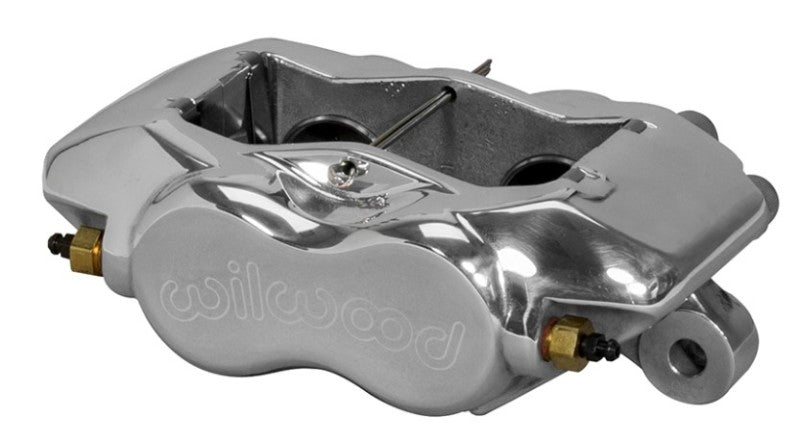 WIL Dynalite Caliper - Wilwood Caliper-Forged Dynalite Polished 1.75in Pistons .38in Disc