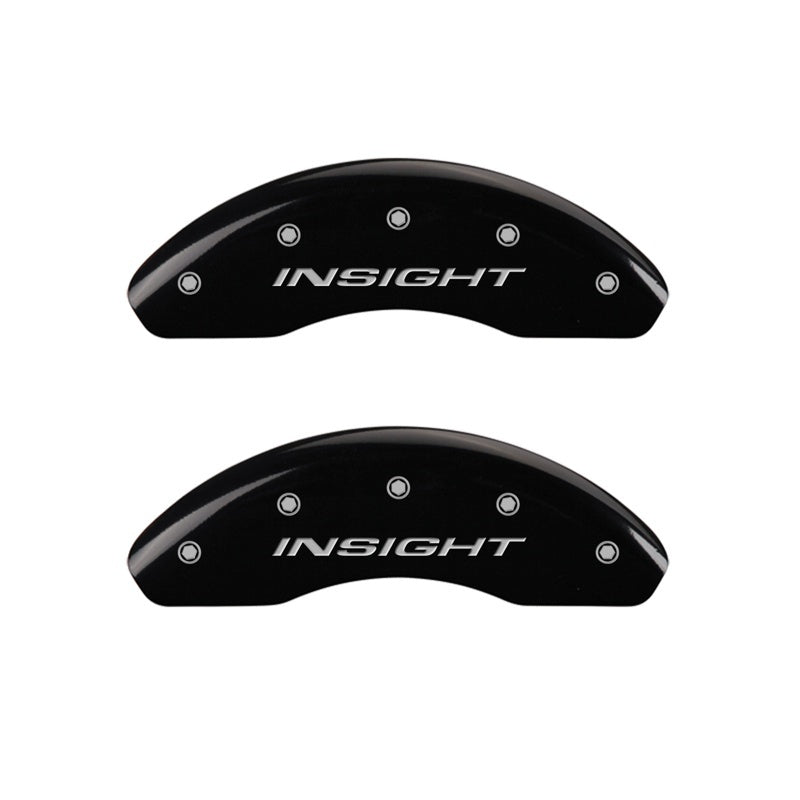 MGP Caliper Covers 2 Logo - MGP Front set 2 Caliper Covers Engraved Front Insight Black finish silver ch