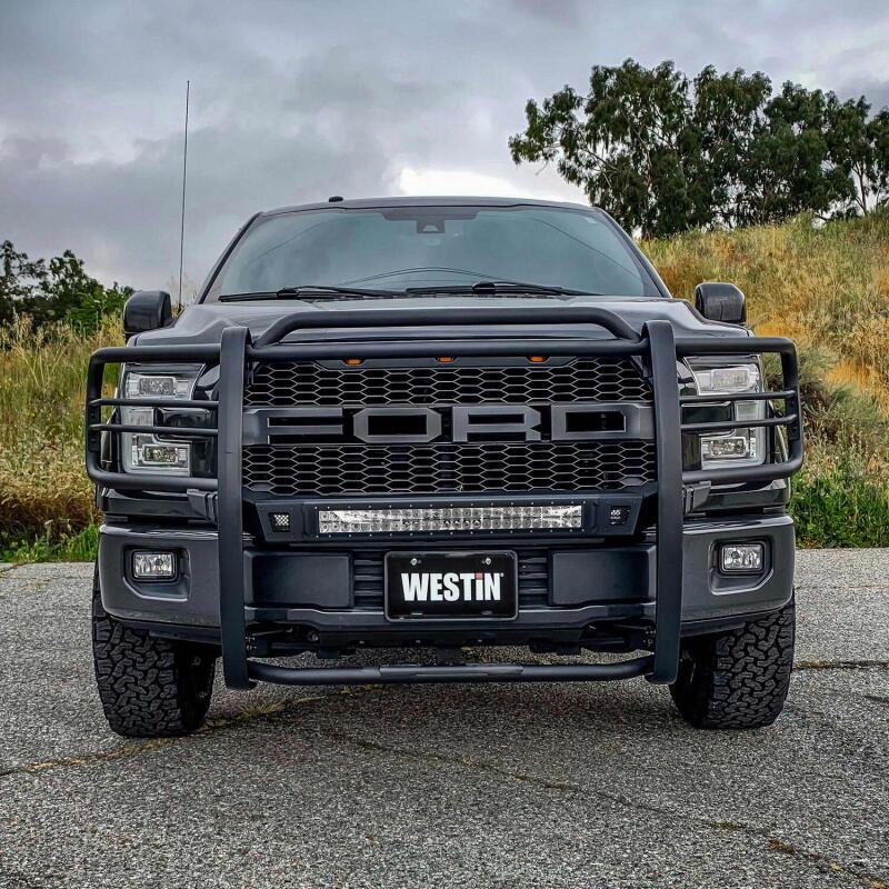 WES Sportsman Grille Guards - Westin 15-20 Ford F150 Sportsman X Grille Guard - Textured Black