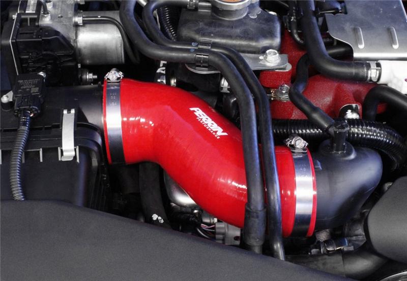 PA Air Box Hose - PERRIN 02-07 Subaru WRX/STi AFTA-MAF Intake Tube Air-Box to Inlet Hose - Red