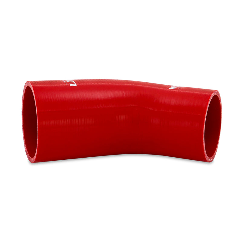 MM Couplers - 45 Deg - Mishimoto Silicone Reducer Coupler 45 Degree 2.5in to 2.75in - Red