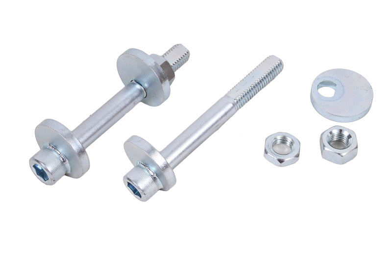 BMR Camber Bolts - BMR 10-15 5th Gen Camaro Rear Camber Bolts (1 Degree Offset) - Black