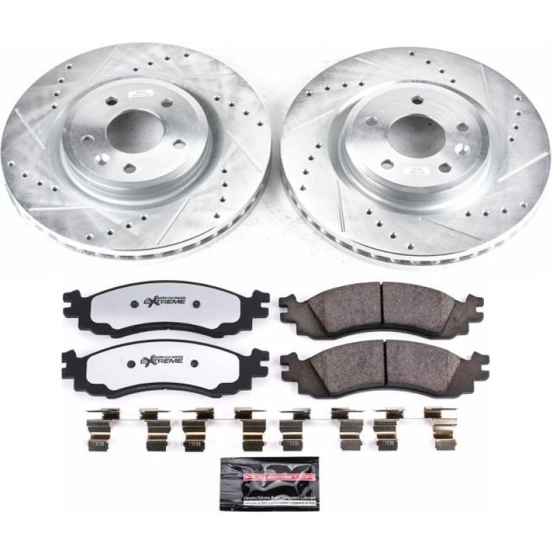 PSB Z36 Truck & Tow Kit - Power Stop 2010 Ford Taurus Front Z36 Truck & Tow Brake Kit