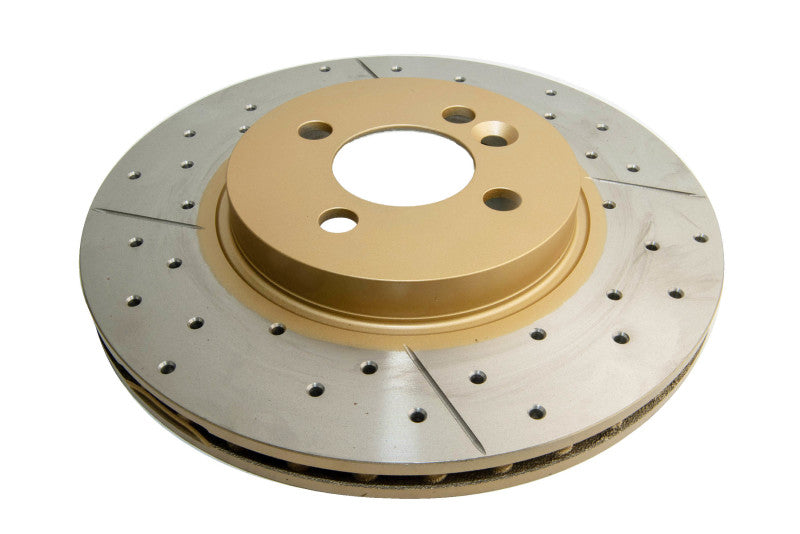 DBA Street Slot&Drill Rotors - DBA 07-16 Mini Cooper S Front Drilled & Slotted Street Series Rotor